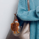 Maxbell Maxbell Animal Keychain Creative Hanging Key Pendant for New Year Gifts Key Backpack Brown