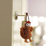Maxbell Maxbell Animal Keychain Creative Hanging Key Pendant for New Year Gifts Key Backpack Brown