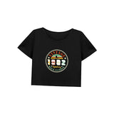 Maxbell Maxbell Women's Loose Crop Ladies Crew Neck Tee for Office Hiking Holiday S