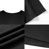Maxbell Maxbell Women's Loose Crop Simple Crewneck Shirt for Beach Hiking Walking S