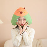 Maxbell Capybara Zongzi Hat Headpiece Capybara Headdress for Birthday Gifts Costumes