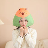 Maxbell Capybara Zongzi Hat Headpiece Capybara Headdress for Birthday Gifts Costumes