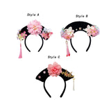 Maxbell Maxbell Chinese Headwear Traditional Decoration Kids Princess Headband Qing Headband Style A