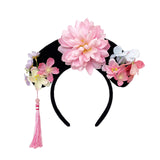 Maxbell Maxbell Chinese Headwear Traditional Decoration Kids Princess Headband Qing Headband Style A