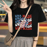 Maxbell Maxbell Women's Crop Souvenir Stylish T Shirt for Vacation Holiday Hiking XXL