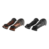Maxbell Maxbell Medieval Arm Guards Stage Fancy Dress Arm Cuffs Men Women Medieval Vambraces Black