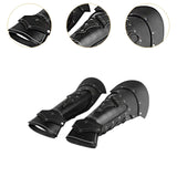Maxbell Maxbell Medieval Arm Guards Stage Fancy Dress Arm Cuffs Men Women Medieval Vambraces Black