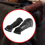 Maxbell Maxbell Medieval Arm Guards Stage Fancy Dress Arm Cuffs Men Women Medieval Vambraces Black