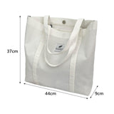 Maxbell Maxbell Tote Bag Lightweight Washable Women Cute Grocery Bag for Party Travel School White