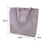 Maxbell Maxbell Tote Bag Lightweight Washable Women Cute Grocery Bag for Party Travel School Purple