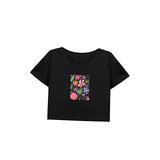 Maxbell Maxbell Women's Crop Soft Activewear T Shirt for Traveling Office Walking M