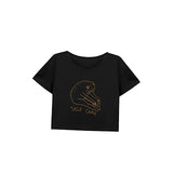 Maxbell Maxbell Womens Crop Top Soft Workout Cropped T Shirt for Traveling Street Daily Wear XXL