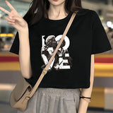 Maxbell Maxbell Womens Crop Ladies Soft Cropped Tee for Vacation Traveling Hiking XL