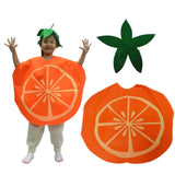 Maxbell Maxbell Kids Orange Costume Cute Dress up Outfit for Role Play Themed Party Carnival