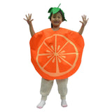 Maxbell Maxbell Kids Orange Costume Cute Dress up Outfit for Role Play Themed Party Carnival