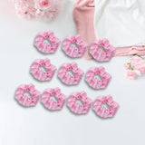 Maxbell Maxbell 10 Pieces Hair Scrunchies Lightweight Hair Rope Headdress for All Hair Types Pink