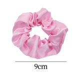Maxbell Maxbell 10 Pieces Hair Scrunchies Lightweight Hair Rope Headdress for All Hair Types Pink
