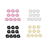 Maxbell Maxbell 10 Pieces Hair Scrunchies Lightweight Hair Rope Headdress for All Hair Types Pink