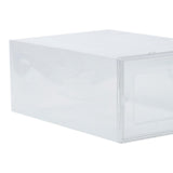 Maxbell Maxbell Stackable Shoe Storage Box with Lid Tiered Display Case for Home Cabinet Men