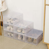Maxbell Maxbell Stackable Shoe Storage Box with Lid Tiered Display Case for Home Cabinet Men