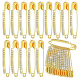 Maxbell Maxbell 12Pcs Decorative Brooch Sturdy Versatile Suit Brooch for Party Scarf Wedding Gold