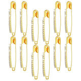 Maxbell Maxbell 12Pcs Decorative Brooch Sturdy Versatile Suit Brooch for Party Scarf Wedding Gold