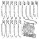 Maxbell Maxbell 12Pcs Decorative Brooch Sturdy Versatile Suit Brooch for Party Scarf Wedding Silver
