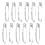 Maxbell Maxbell 12Pcs Decorative Brooch Sturdy Versatile Suit Brooch for Party Scarf Wedding Silver