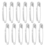 Maxbell Maxbell 12Pcs Decorative Brooch Sturdy Versatile Suit Brooch for Party Scarf Wedding Silver