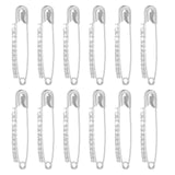 Maxbell Maxbell 12Pcs Decorative Brooch Sturdy Versatile Suit Brooch for Party Scarf Wedding Silver