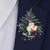 Maxbell Maxbell 12Pcs Decorative Brooch Sturdy Versatile Suit Brooch for Party Scarf Wedding Silver