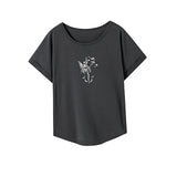 Maxbell Maxbell T Shirt for Women Summer Female Crewneck Tee for Office Backpacking Shopping M