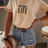 Maxbell Maxbell T Shirt for Women Summer Casual Crew Neck Shirt for Street Wear XL