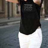 Maxbell Maxbell Women's T Shirt Summer Clothing Stylish Basic Tee for Traveling Work Walking XL