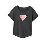 Maxbell Maxbell Womens T Shirt Summer Clothes Short Sleeve Top for Daily Wear Traveling Trip M