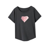 Maxbell Maxbell Womens T Shirt Summer Clothes Short Sleeve Top for Daily Wear Traveling Trip M