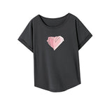 Maxbell Maxbell Womens T Shirt Summer Clothes Short Sleeve Top for Daily Wear Traveling Trip M