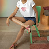 Maxbell Maxbell Women's T Shirt Summer Fashion Crewneck Tee for Commuting Backpacking Travel L