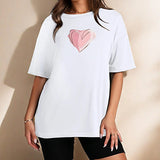 Maxbell Maxbell Women's T Shirt Summer Simple Outfits Crewneck Tee for Hiking Camping Sports M