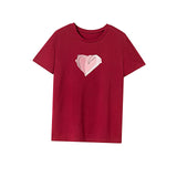 Maxbell Maxbell Womens T Shirt Summer Soft Breathable Basic Tee for Traveling Work Commuting L