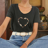Maxbell Maxbell Womens T Shirt Summer Soft Crewneck Shirt for Daily Wear Walking Backpacking M