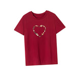 Maxbell Maxbell Women's T Shirt Summer Neck Tee for Work Backpacking Daily Wear M