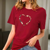 Maxbell Maxbell Women's T Shirt Summer Neck Tee for Work Backpacking Daily Wear M