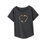 Maxbell Maxbell Women's T Shirt Summer Clothes Female Soft Basic Tee for Camping Street Trip M