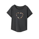 Maxbell Maxbell Women's T Shirt Summer Clothes Female Soft Basic Tee for Camping Street Trip L
