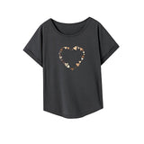 Maxbell Maxbell Women's T Shirt Summer Clothes Female Soft Basic Tee for Camping Street Trip L