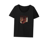 Maxbell Maxbell T Shirt for Women Summer Soft Short Sleeve Top for Street Camping Daily Wear M