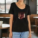 Maxbell Maxbell T Shirt for Women Summer Soft Short Sleeve Top for Street Camping Daily Wear M