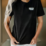 Maxbell Maxbell Women's T Shirt Summer Round Neck Basic Tee Shirt for Traveling Work Walking M