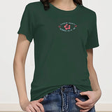 Maxbell Maxbell Womens T Shirt Summer Female Short Sleeve Top for Commuting Traveling Office L